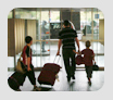 Ground transportation services : Car rental, limo, train or buses, taxis